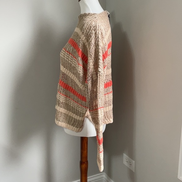 Wishlist Neutral Striped Open Stitch Sweater - Picture 2 of 4